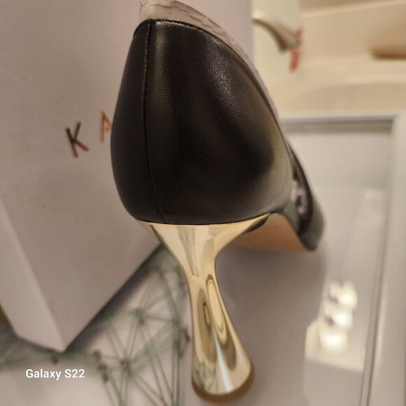 Katy Perry Asymmetrical Strap Pumps - The Swerve in Black. NIB. Size Various - Picture 3 of 10